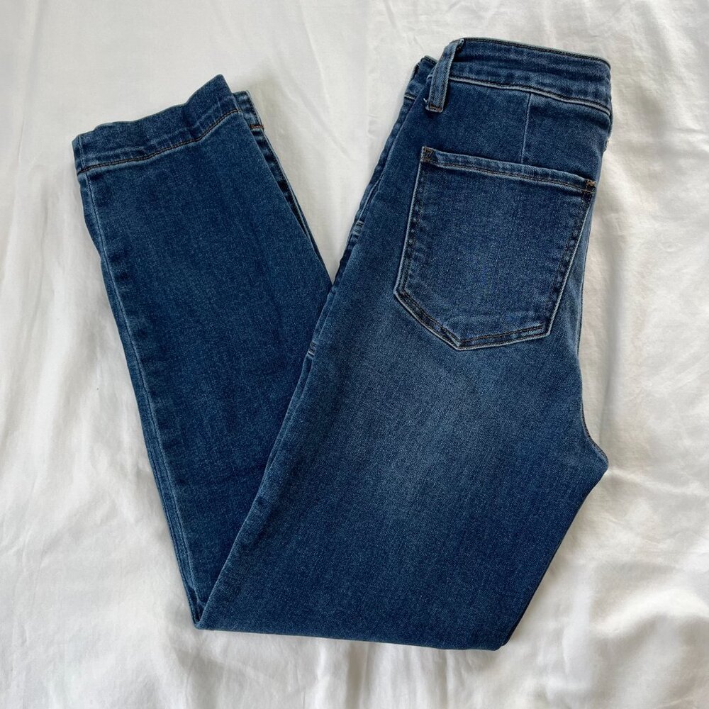 Kut From The Kloth Reese High Rise Straight Leg Dark Wash Denim Jeans | Size 2 - Picture 8 of 8